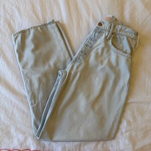 MOTHER The Pixie Tomcat Ankle Jeans in Pina Colada Size 26